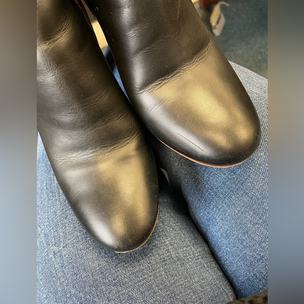 Sézane Black High Jonas Ankle Boots 6 - Picture 3 of 16